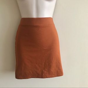 Forever 21 orange mini skirt